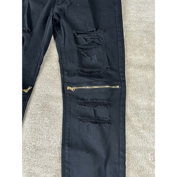 Fashion Nova Mens Black Jean’s Size 38x31 - Picture 7 of 13